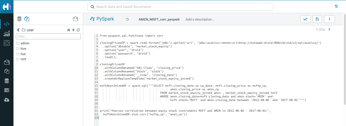 NW Hue Python code